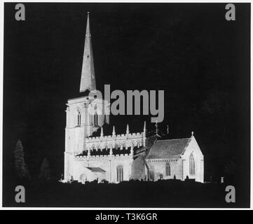 L'église St Martin, Ancaster, Lincolnshire, 1962. Organisateur : Christopher Dalton. Banque D'Images