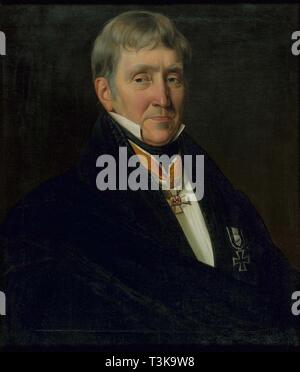 Portrait de Franz Gerhard Wegeler (1765-1848), 1839. Organisateur : Richter, Johann Heinrich (1803-1845). Banque D'Images