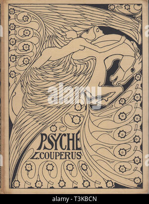 Conception de la couverture 'psyché' par Louis Couperus, 1898. Organisateur : Toorop, Jan (1858-1928). Banque D'Images