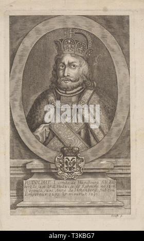 Rudolf I de Habsbourg (1218-1291), roi des Romains. Organisateur : Krafft, Jan Lauwryn (1694-1768). Banque D'Images