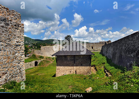 Jajce/ Bosnie-Herzégovine : la forteresse Banque D'Images