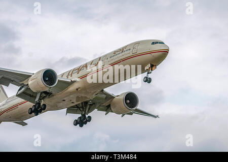 Boeing 777-3FX/ER Etihad Airways Banque D'Images