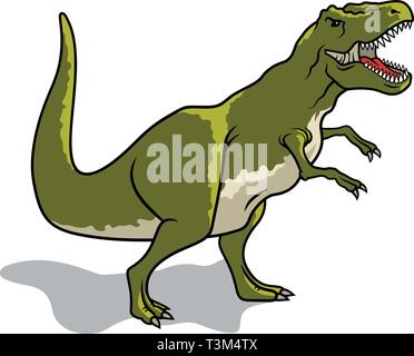 Dinosaure. Vector illustration. Tyrannosaurus Illustration de Vecteur