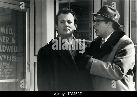 Bill Murray et Stephen Tobolowsky dans le film Jour de la Marmotte, 1993 Banque D'Images