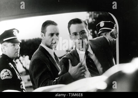 Russell Crowe et Guy Pearce dans le film LA Confidential, 1997 Banque D'Images