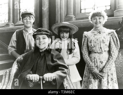 Andrew Knott, Heydon Prowse, Kate Maberly, et Laura Crossley dans le film The Secret Garden, 1993 Banque D'Images