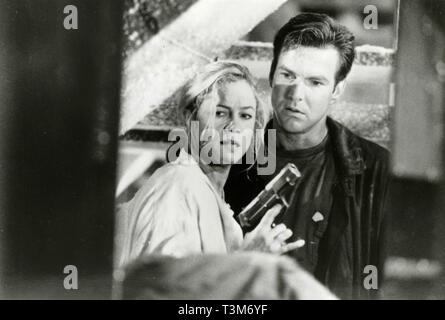 Kathleen Turner et Dennis Quaid dans le film Undercover Blues, 1993 Banque D'Images