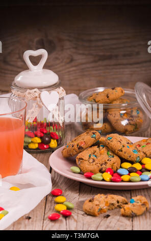 Enrobée de cookies. Banque D'Images