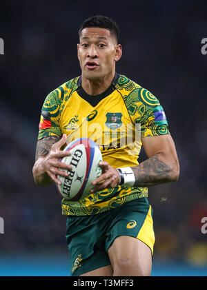Photo de fichier en date du 25-11-2018 de l'Australie en Israel Folau Banque D'Images