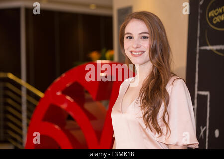 Roma, Italie. 10 avr, 2019. Ludovica Martino Photocall du film italien 'Il Campione' Credit : Matteo Nardone/Pacific Press/Alamy Live News Banque D'Images