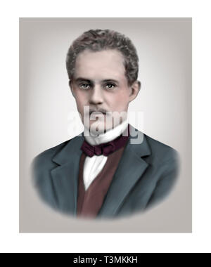 Arnold Sommerfeld 1868-1951 physicien théoricien allemand Banque D'Images