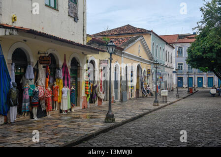 Sao Luis, Brésil - 15 janvier 2019 : l'architecture coloniale portugaise à Sao Luis au Brésil Banque D'Images