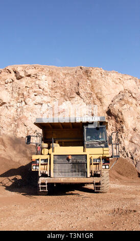 Hanson Aggregates à Machen Quarry à Newport South Wales. Le 05/10/2005 Banque D'Images