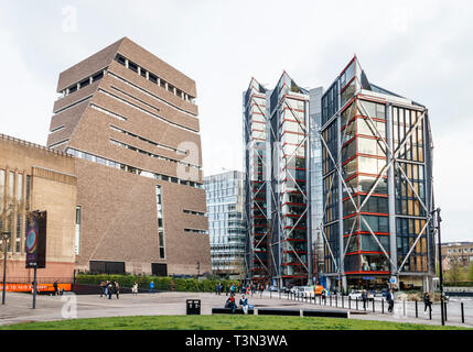 Blavatnik capacités au Tate Modern et les appartements de luxe que monté une affaire contre la galerie pour l'invasion de la vie privée Banque D'Images