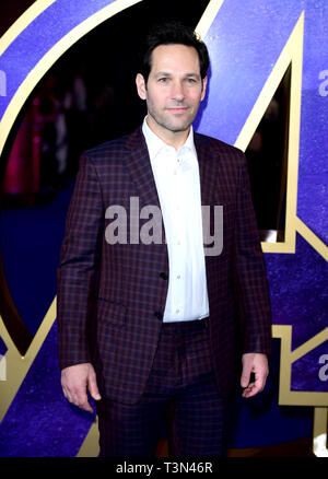 Paul Rudd qui fréquentent les Avengers : Endgame fan événement tenu à Picturehouse, centrale de Londres. Banque D'Images