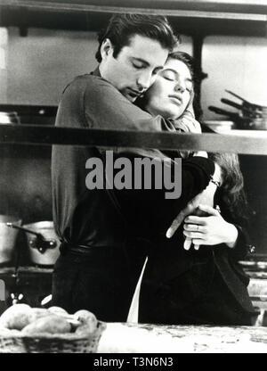 Sofia Coppola et Andy Garcia dans le film The Godfather Part III, 1990 Banque D'Images