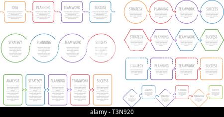 Infographic template. Concept d'entreprise. Vecteur de conception graphique Illustration de Vecteur