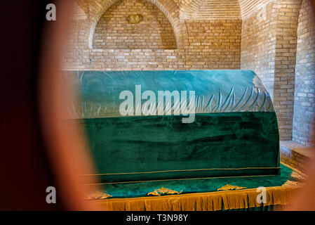 Dans Arystan Coffin Bab Mausolée, près de Kogam, Kazakhstan Banque D'Images