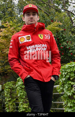 Shanghai, Chine. Apr 11, 2019. Charles Leclerc, Scuderia Ferrari, formule 1, GP de Chine à Shanghai, 11.04.2019 Crédit : mspb/Jerry Andre *** *** Local Caption RUBIO | worldwide/dpa/Alamy Live News Banque D'Images