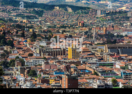 La Candelaria Bogota Skyline cityscape capitale de la Colombie en Amérique du Sud Banque D'Images