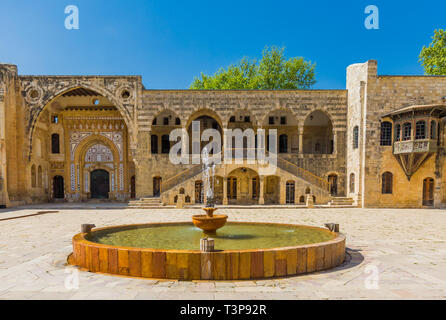 Palais de l'émir Bachir Chahabi Beit ed-Dine au Mont Liban Moyen Orient Banque D'Images