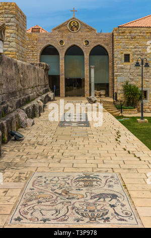 Monastère de Saint Jean Baptiste Deir el Kalaa Beit Mery ruines à Beyrouth capitale du Liban Moyen Orient Banque D'Images