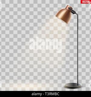 Lampe décorative en métal Illustration de Vecteur