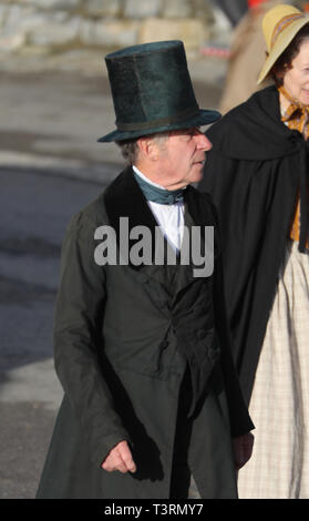 "Ammonite" mettra en vedette Kate Winslet actrices hollywoodiennes et Saoirse Ronan et auraient été suivre une relation fictive entre le célèbre chasseur de fossiles et une autre femme. Kate Winslet joue le chasseur de dinosaures Mary Anning. Doté d''atmosphère : où : Lyme Regis, Royaume-Uni Quand : 11 Mar 2019 Crédit : David Sims/WENN.com Banque D'Images