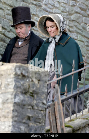 "Ammonite" mettra en vedette Kate Winslet actrices hollywoodiennes et Saoirse Ronan et auraient été suivre une relation fictive entre le célèbre chasseur de fossiles et une autre femme. Kate Winslet joue le chasseur de dinosaures Mary Anning. Doté d''atmosphère : où : Lyme Regis, dans le Dorset, Royaume-Uni Quand : 11 Mar 2019 Crédit : David Sims/WENN.com Banque D'Images