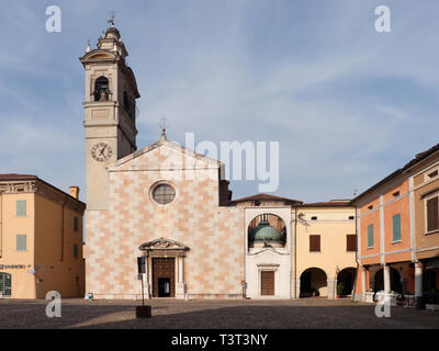 L'Italie, Lombardie, ville de Sabbioneta, Chiesa dell'Assunta Banque D'Images