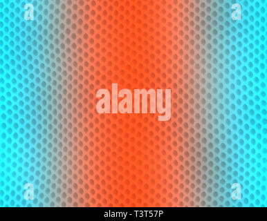 Dégradé bleu et orange de la peau de serpent, de modèle uniforme à l'échelle de la bulle Banque D'Images