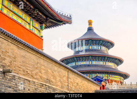 Temple du Ciel, Beijing, Chine Banque D'Images