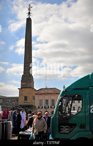 Marché de Ripon au nord Yorkshire Angleterre UK Banque D'Images