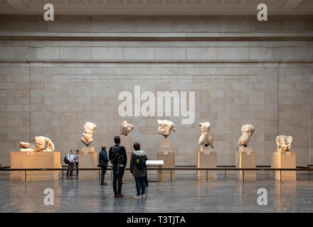 Marbres d'Elgin, British Museum Banque D'Images