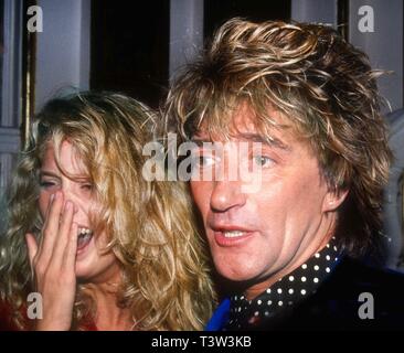 Rachel Hunter Rod Stewart 1991 Photo de John Barrett/PHOTOlink / MediaPunch Banque D'Images