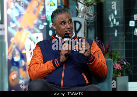 New York, États-Unis. 11 avril 2019. Rick Fox at BUILD Series discutant de la série originale de Hallmark Channel « Morning Show Mystères » à BUILD Studio le 11 avril 2019 à New York, NY. Crédit: Steve Mack/S.D. Mack Pictures/Alamy Banque D'Images