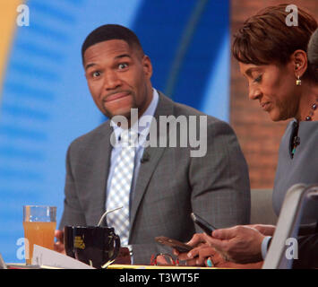 New York, USA. 11 avril, 2019. 11.avril 2019, Michael Strahan animateur de Good Morning America à New York le 11 avril 2019 Credit:RW/MediaPunch MediaPunch Crédit : Inc/Alamy Live News Banque D'Images