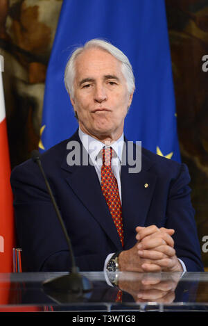 Rome, Italie. Apr 11, 2019. Dans MalagÃ² photo Giovanni, président du CONI Indépendant : Crédit Photo Agency/Alamy Live News Banque D'Images