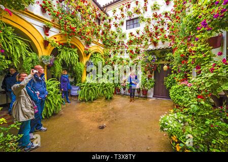 Cordoue, Espagne - 11 mai 2016 : Festival des patios, Cordoba, Espagne Banque D'Images