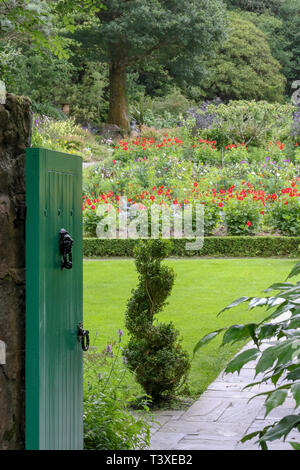 Le jardin clos au château de Glenveagh dans le Glenveagh National Park, comté de Donegal, Irlande. Banque D'Images