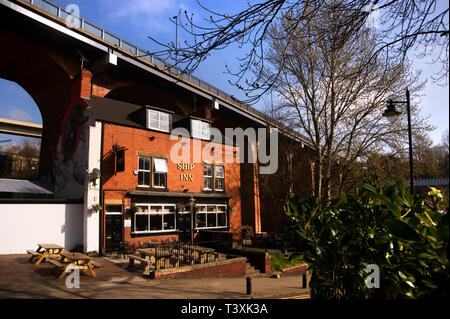 L'auberge de bateau public house,Vallée Ouseburn, Newcastle-upon-Tyne Banque D'Images