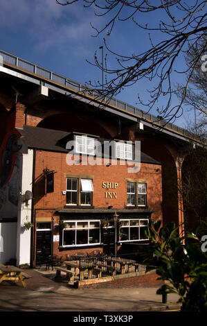 L'auberge de bateau public house,Vallée Ouseburn, Newcastle-upon-Tyne Banque D'Images