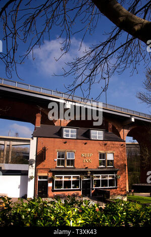 L'auberge de bateau public house,Vallée Ouseburn, Newcastle-upon-Tyne Banque D'Images