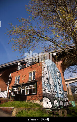 L'auberge de bateau public house,Vallée Ouseburn, Newcastle-upon-Tyne Banque D'Images