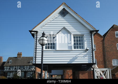 Moulin à farine, l'abbaye de Tewkesbury, Gloucestershire, Angleterre Banque D'Images