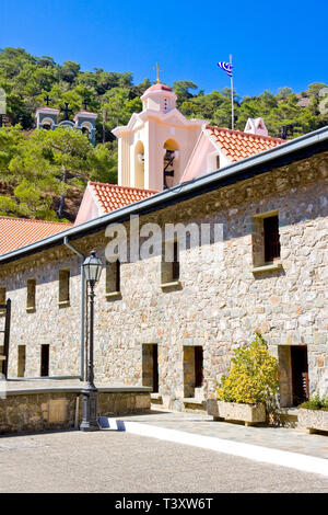 Le Saint, Stavropegic royal et monastère de Kykkos. Le monastère a été fondé vers la fin du 11ème siècle par l'empereur byzantin Alexio Banque D'Images