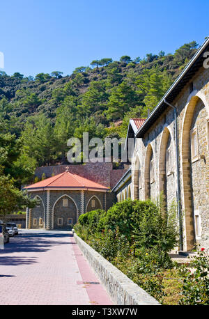 Le Saint, Stavropegic royal et monastère de Kykkos. Le monastère a été fondé vers la fin du 11ème siècle par l'empereur byzantin Alexio Banque D'Images