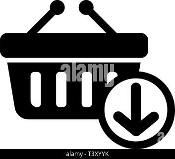 Ajouter au panier vecteur icône Illustration de Vecteur