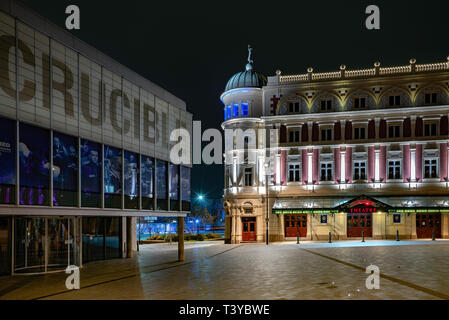 Sheffield Theatres Banque D'Images