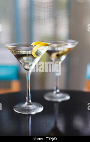 Close up de martinis garni Banque D'Images